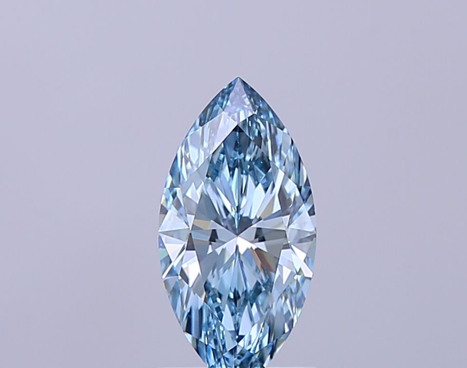 1.07 CT Fancy Vivid Blue MARQUISE