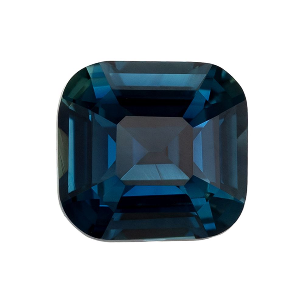 SAPPHIRE FACETED 2.61ct TEAL SI MADAGASCAR HEATED