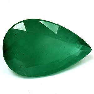 Szmaragd 10,29 ct, zielony, szlif gruszka