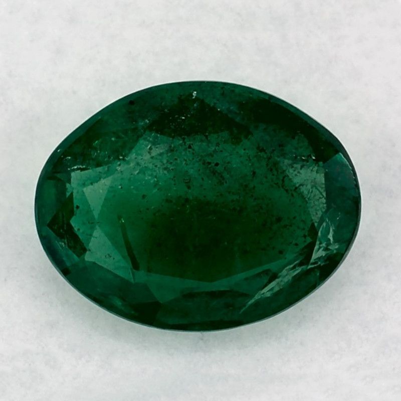 Szmaragd 1,36 ct, zielony, szlif owalny