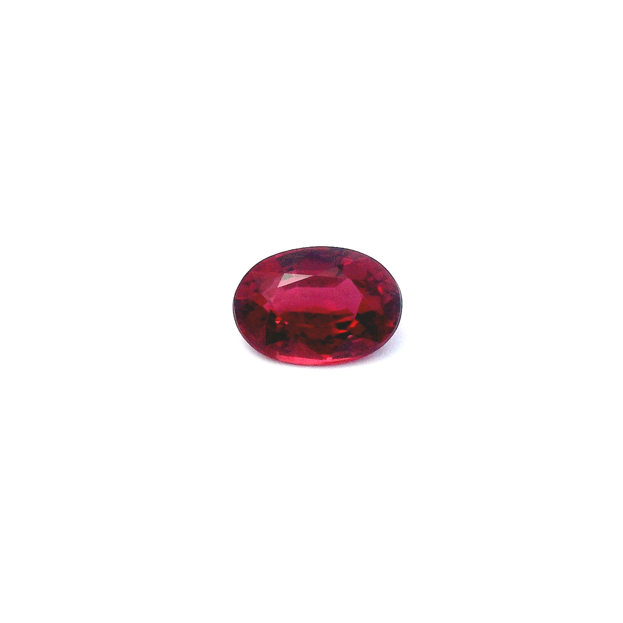 1.02 ct Oval ruby
