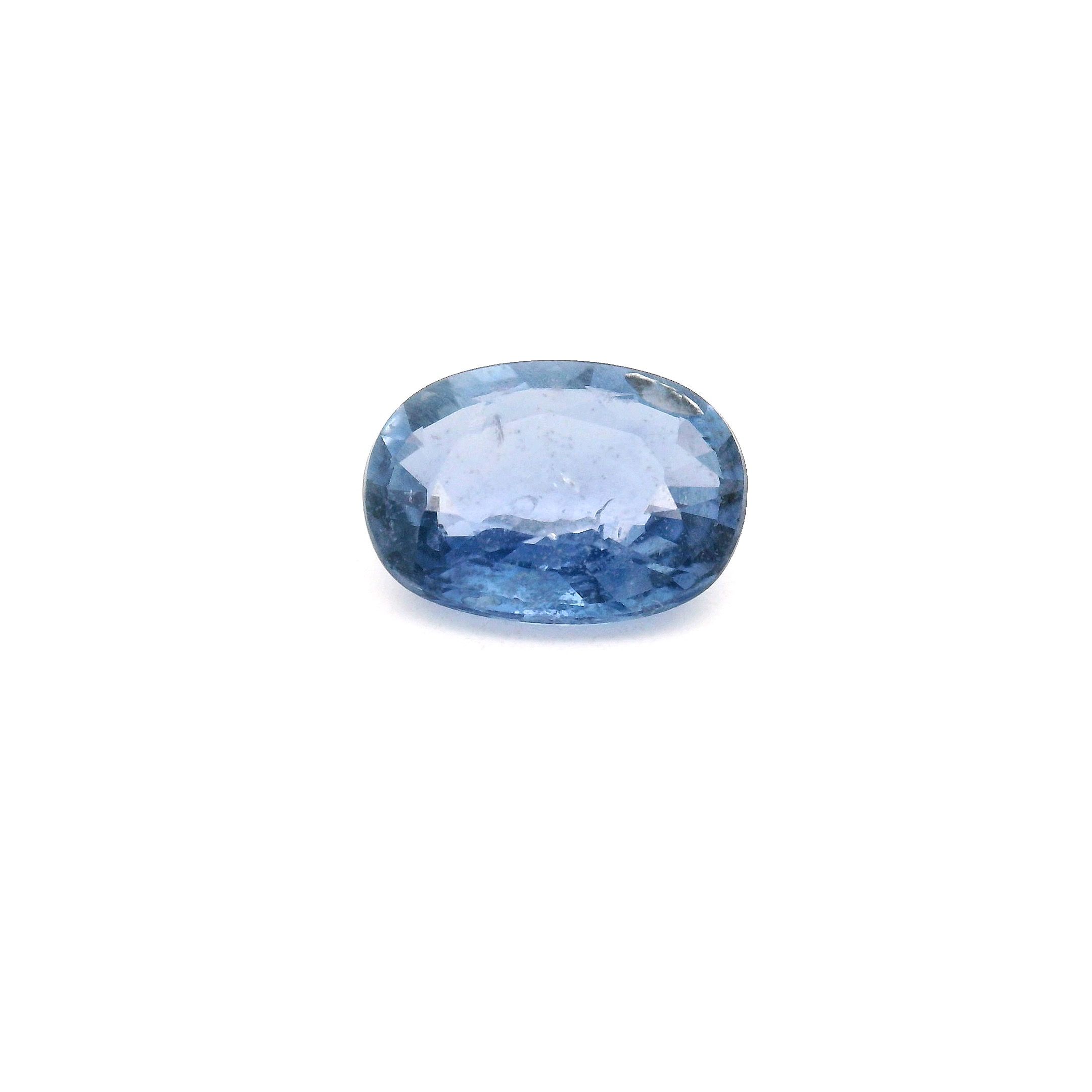 Szafir 1,99 ct, niebieski, szlif owalny