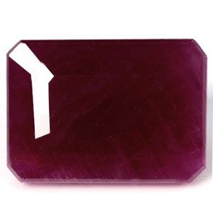 Rubin 10,10 ct, czerwony, szlif szmaragdowy