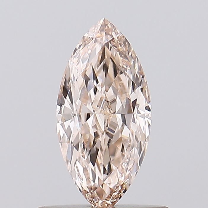 0.59 CT Fancy Light Pinkish Brown MARQUISE
