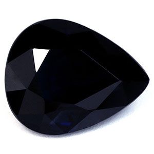 Szafir 2,82 ct, niebieski, szlif gruszka