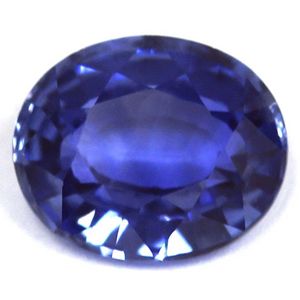 Szafir 1,43 ct, niebieski, szlif owalny
