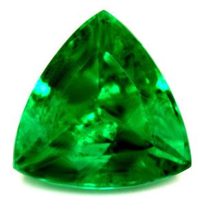 Szmaragd 2,02 ct, zielony, szlif trilliant