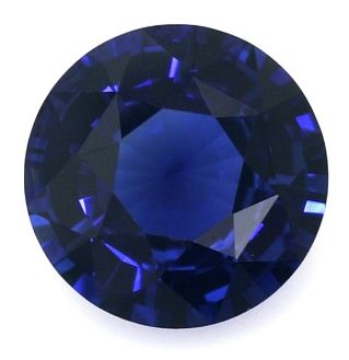Szafir 1,14 ct, niebieski, szlif okrągły