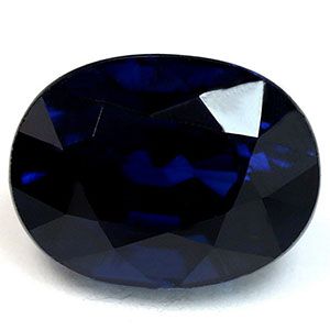 Szafir 2,05 ct, niebieski, szlif owalny