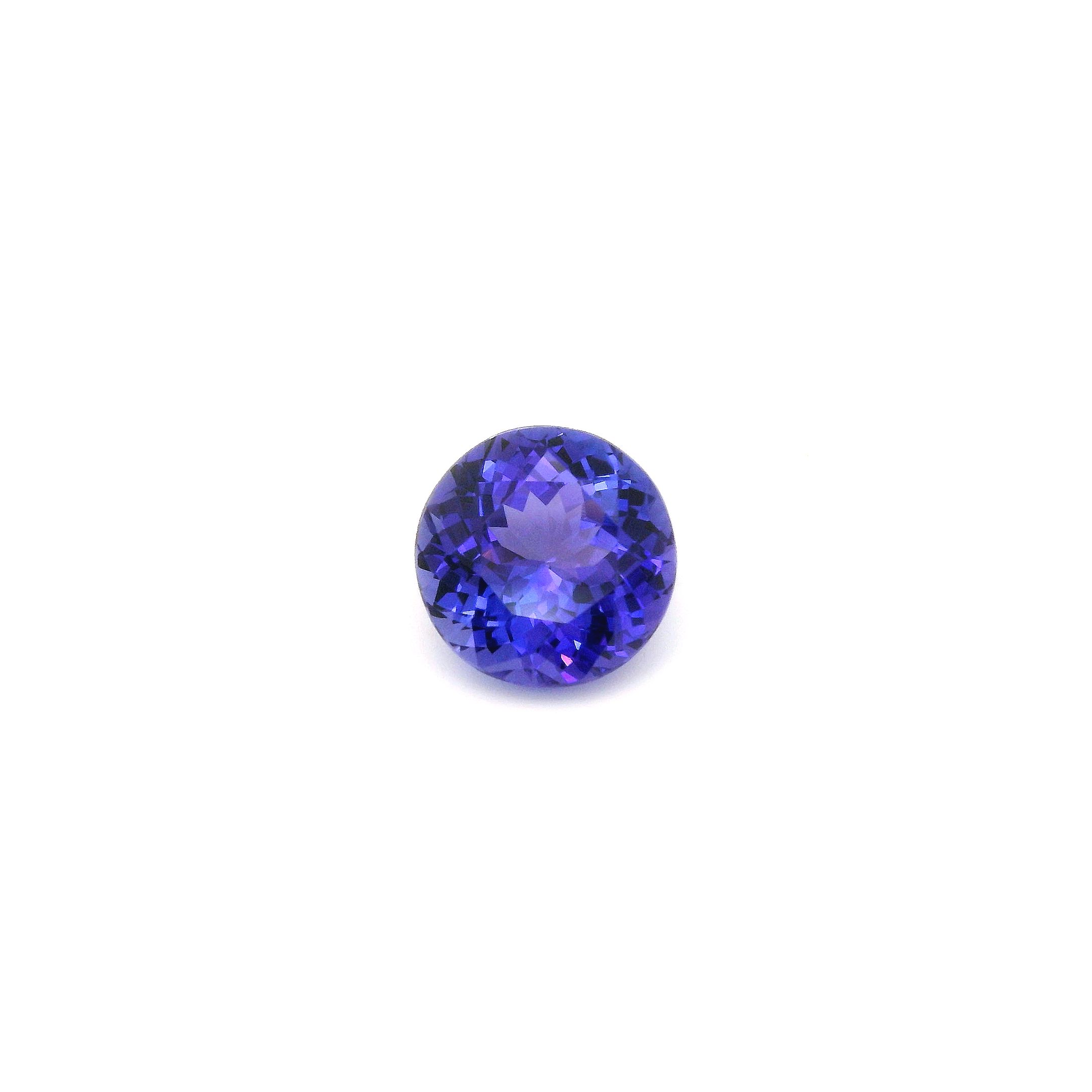 6.72 ct Round Tanzanite