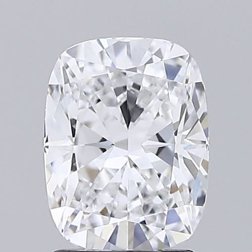 2.05-carat cushion diamond with D color, null cut, and VS1 clarity.