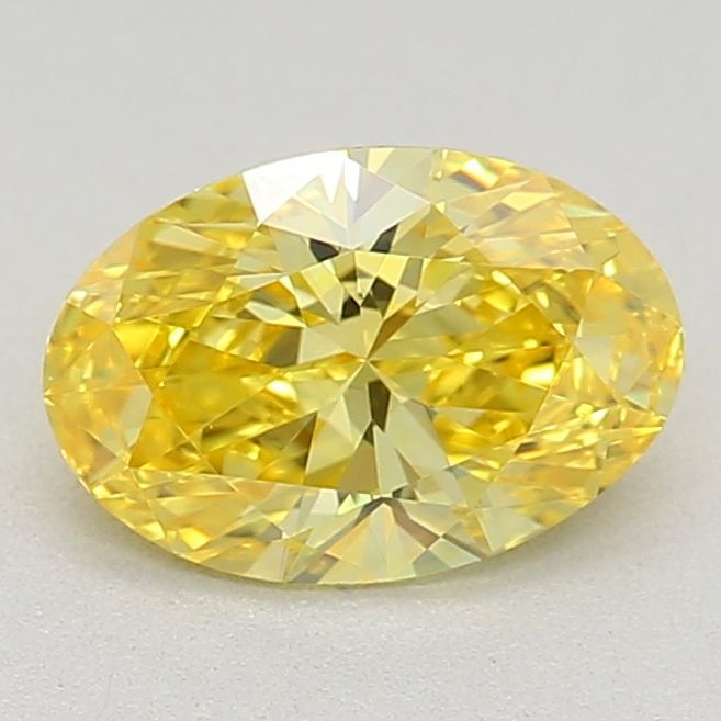 0.54 CT Fancy Vivid Yellow OVAL