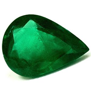 Szmaragd 2,01 ct, zielony, szlif gruszka