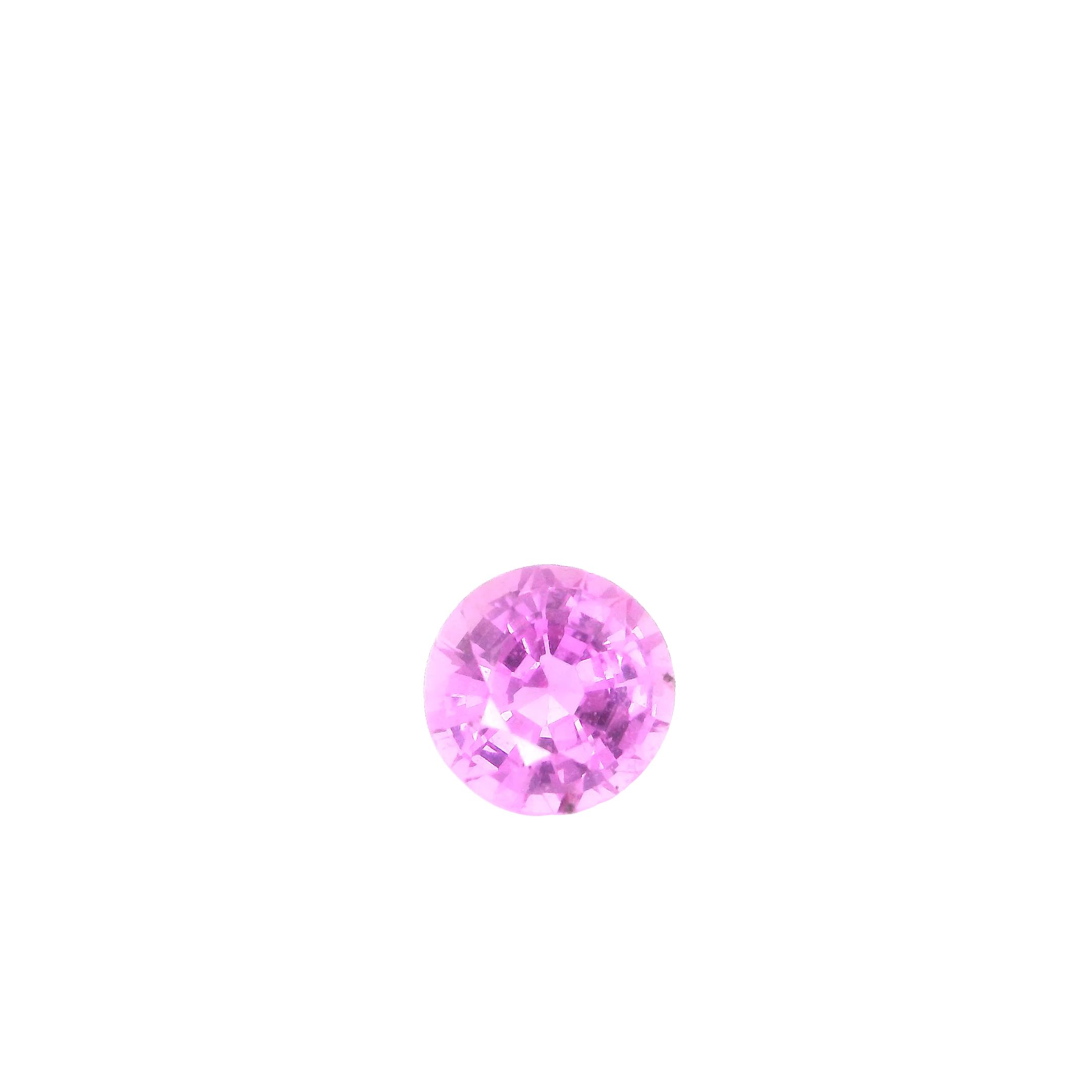 SAPPHIRE FACETED 0.89ct PINK PINK SI MADAGASCAR HEATED