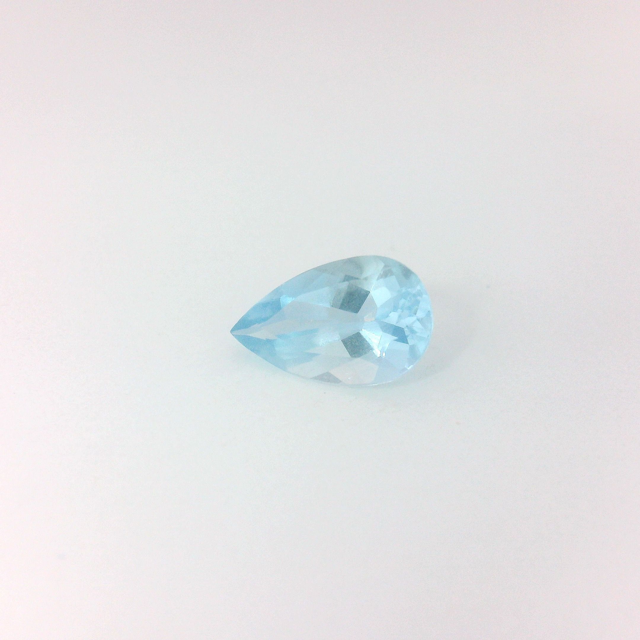 0.67 ct Pear aquamarine