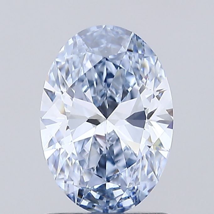 1.01 CT Fancy Intense Blue OVAL