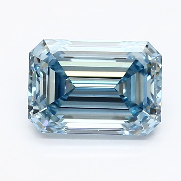 1.26 CT Fancy Intense Blue EMERALD