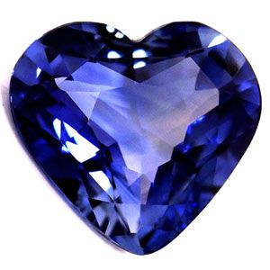 Szafir 1,06 ct, niebieski, szlif serce