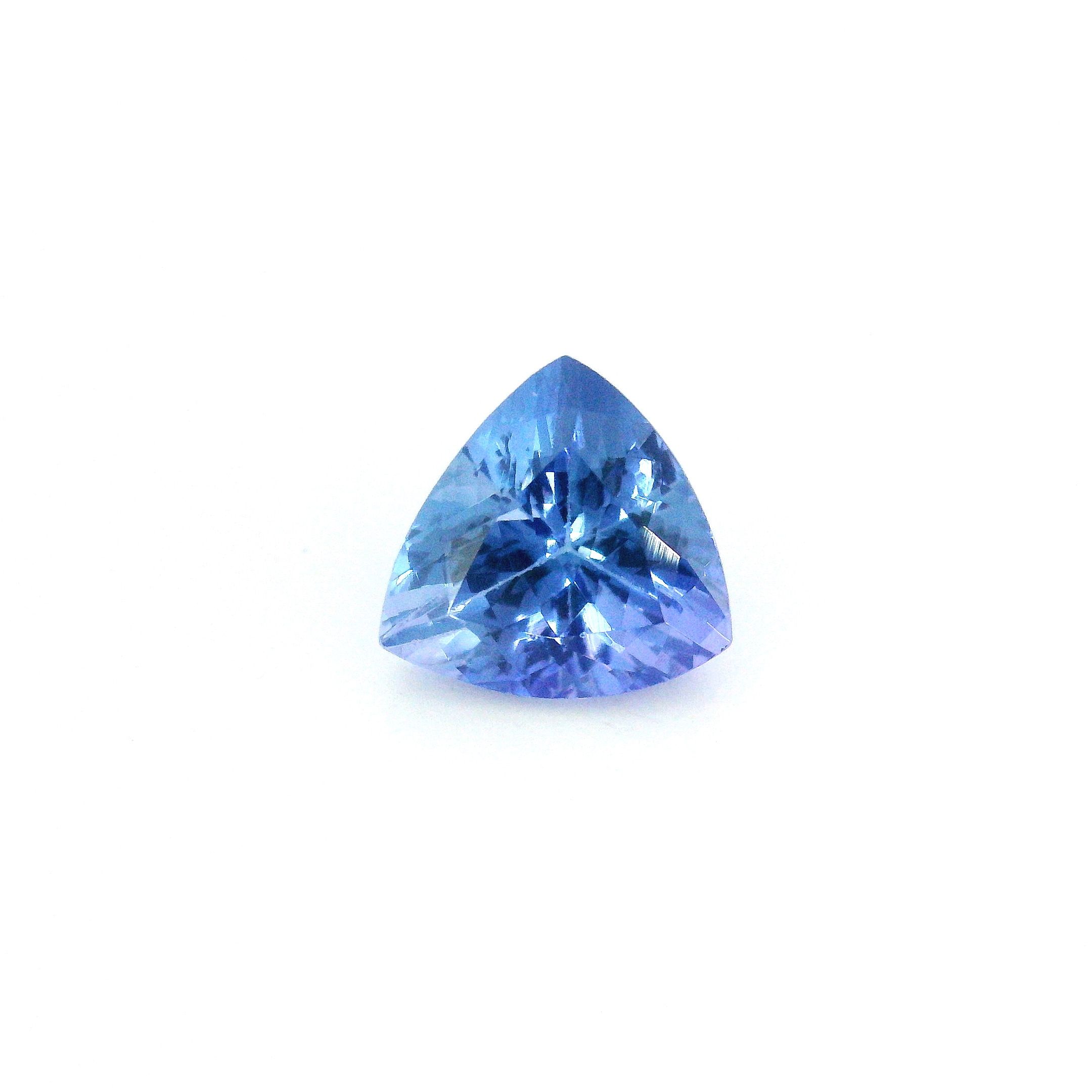 Tanzanit 1,94 ct, niebieski, szlif trójkątny