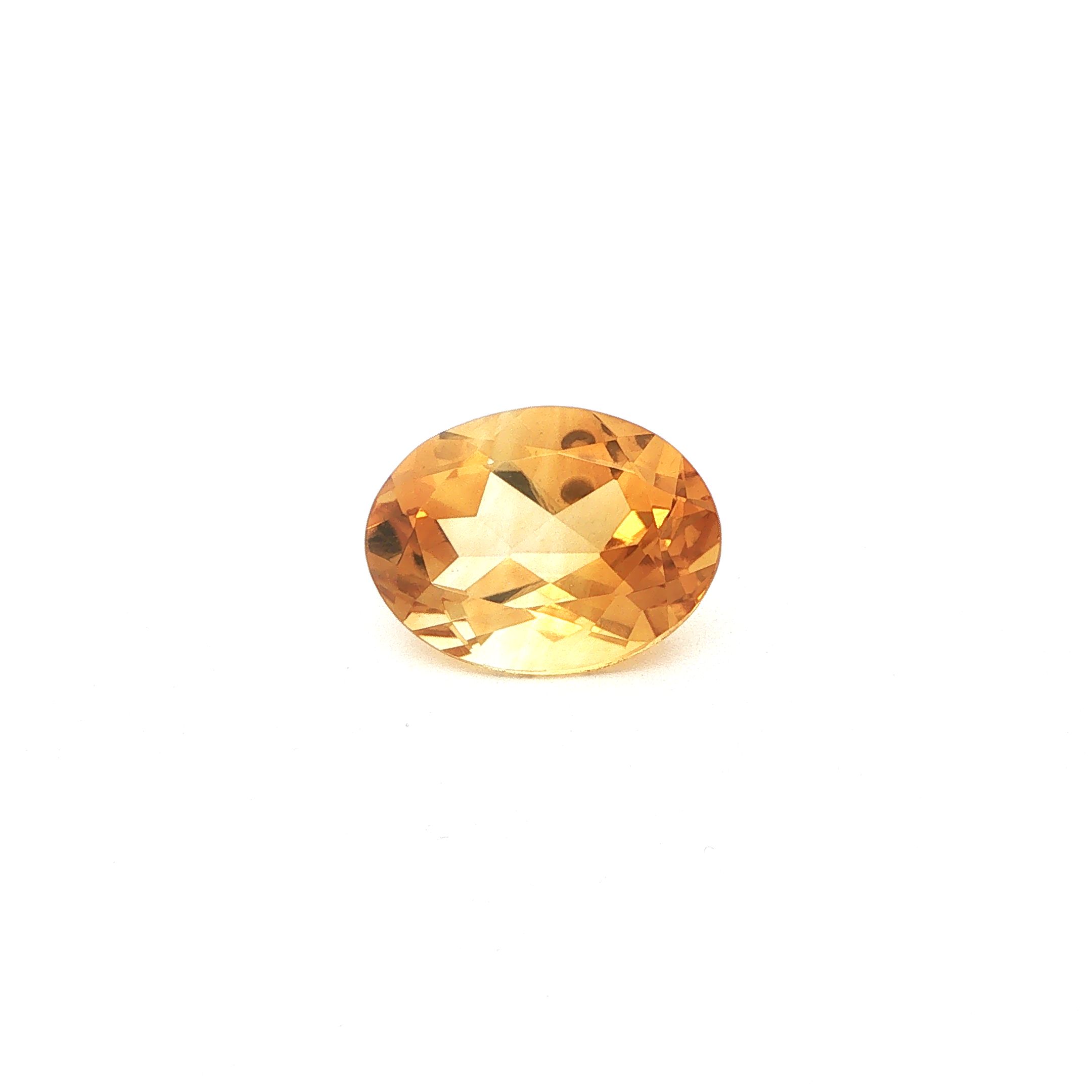 8.95 ct Oval citrine
