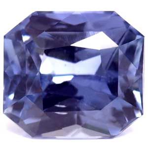 Szafir 2,17 ct, niebieski, szlif szmaragdowy