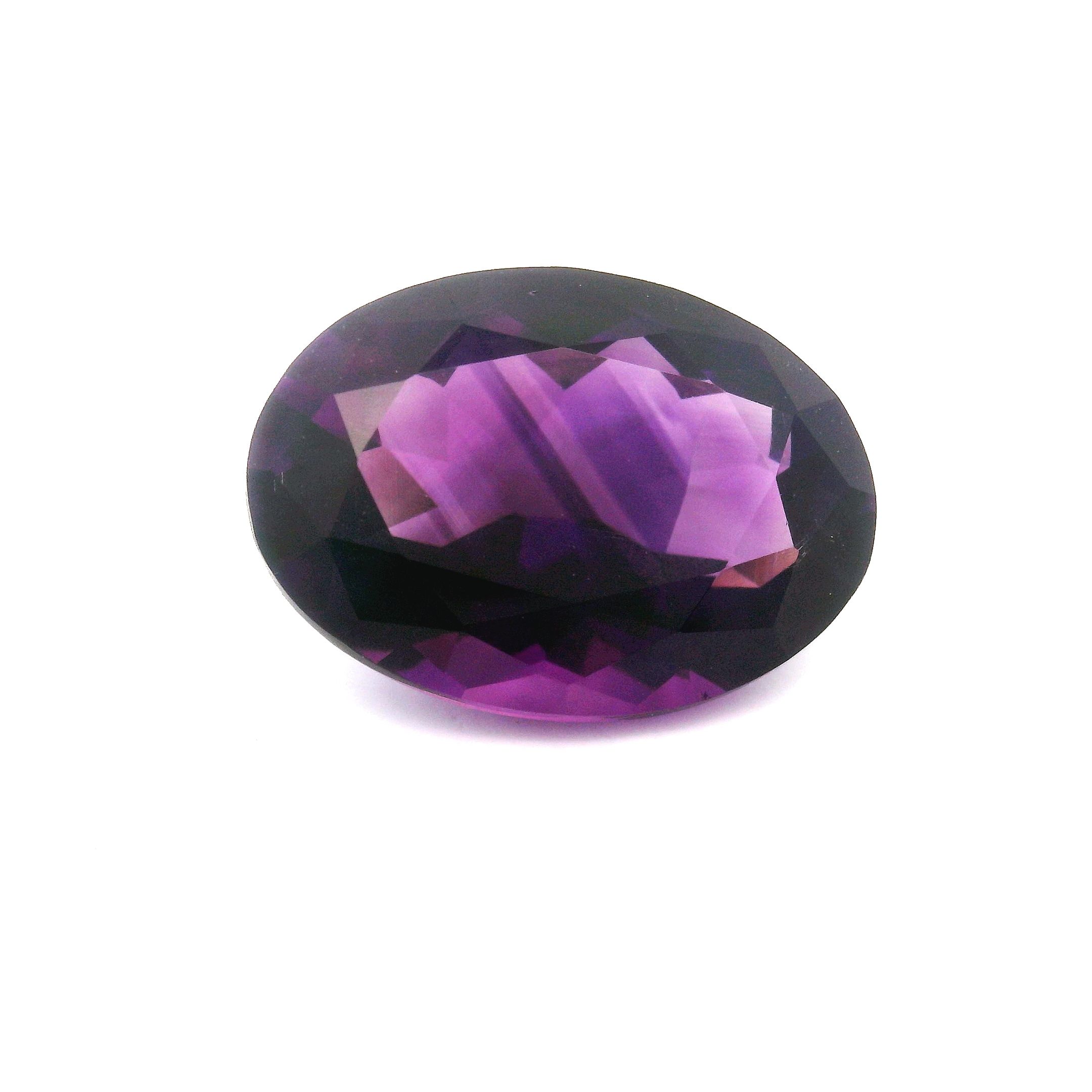 5.39 ct Oval amethyst