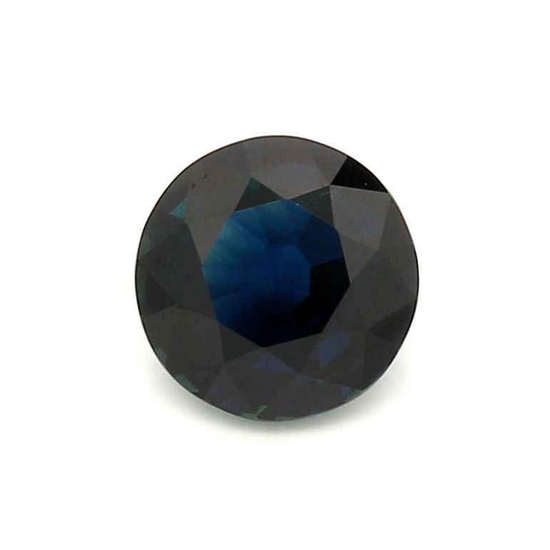 Szafir 1,62 ct, niebieski, szlif okrągły