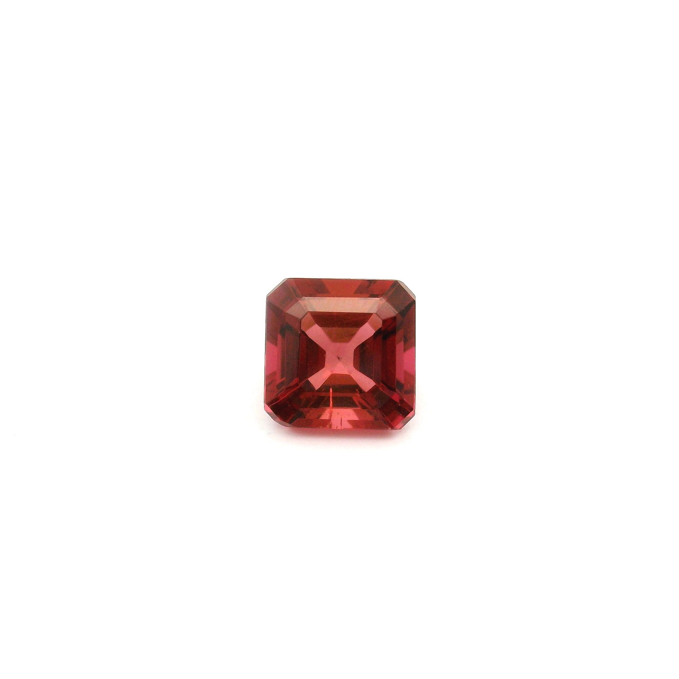 Turmalin 1,12 ct, różowy, szlif ośmiokątny