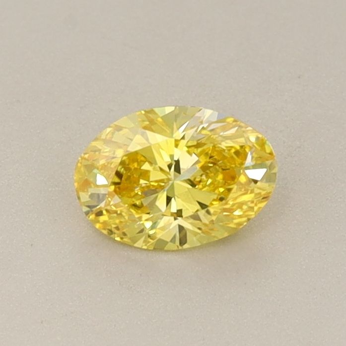 0.39 CT Fancy Vivid Yellow OVAL