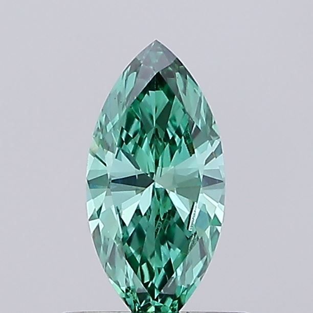 0.5 CT Fancy Vivid Green MARQUISE