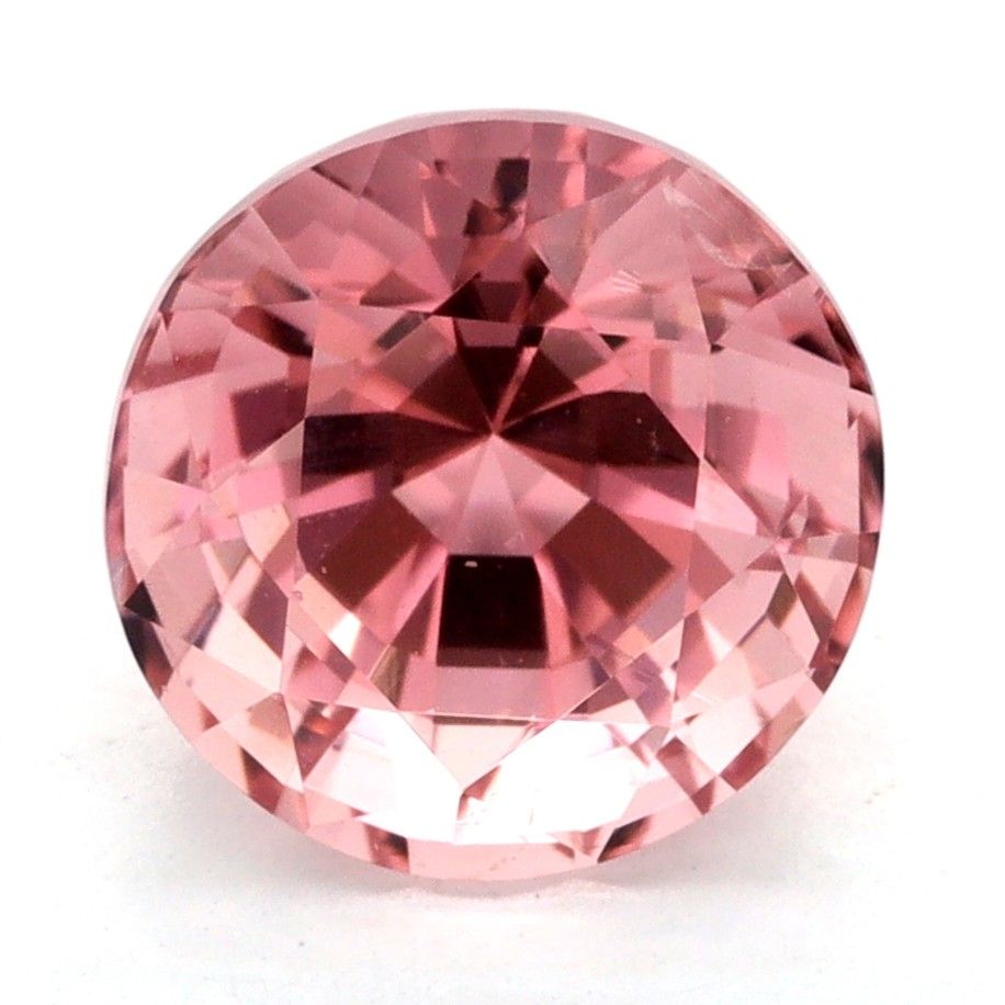 Turmalin 1,74 ct, różowy, szlif okrągły