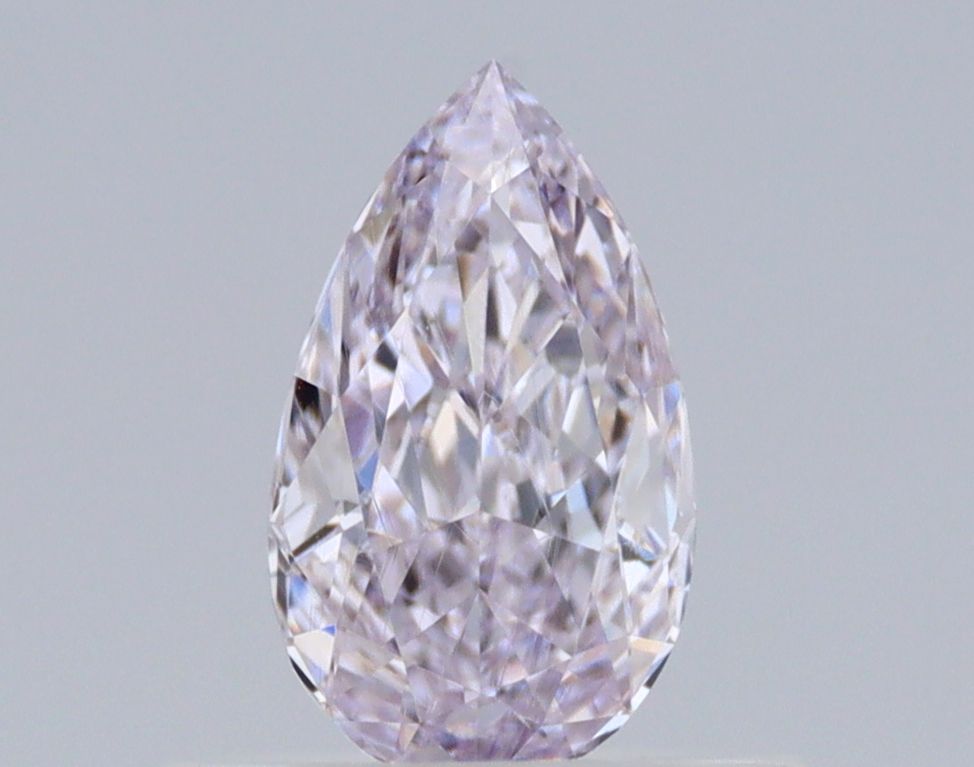 0.4-carat pear diamond with null color, null cut, and VS2 clarity.