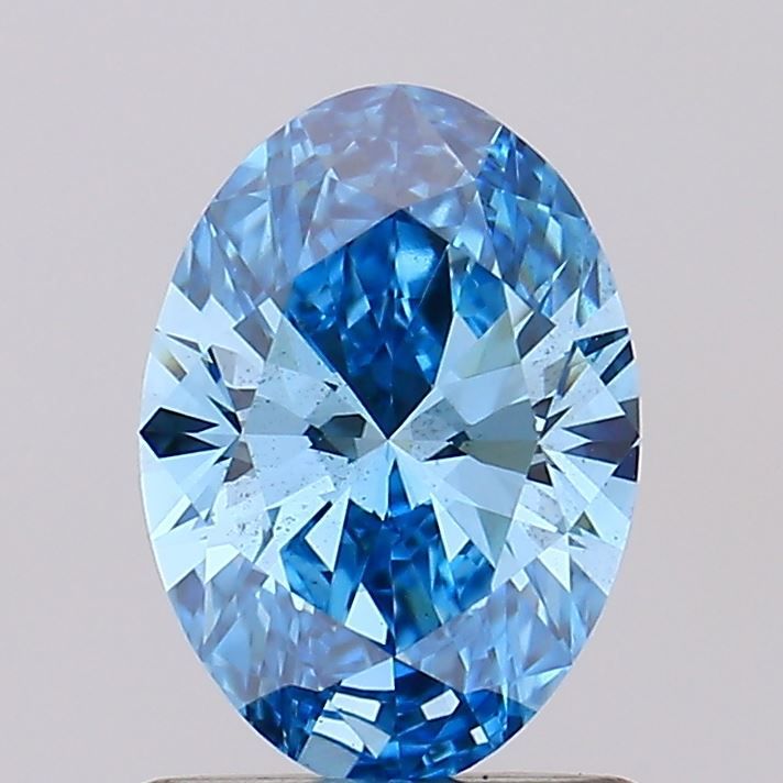 1.0 CT Fancy Vivid Blue OVAL