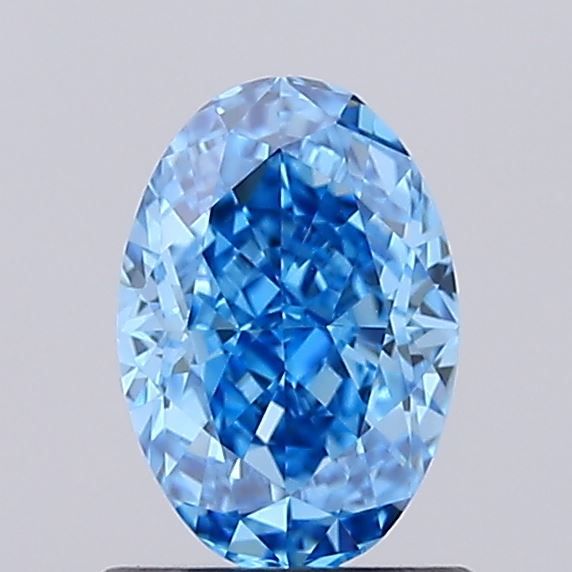 1.01 CT Fancy Vivid Blue OVAL