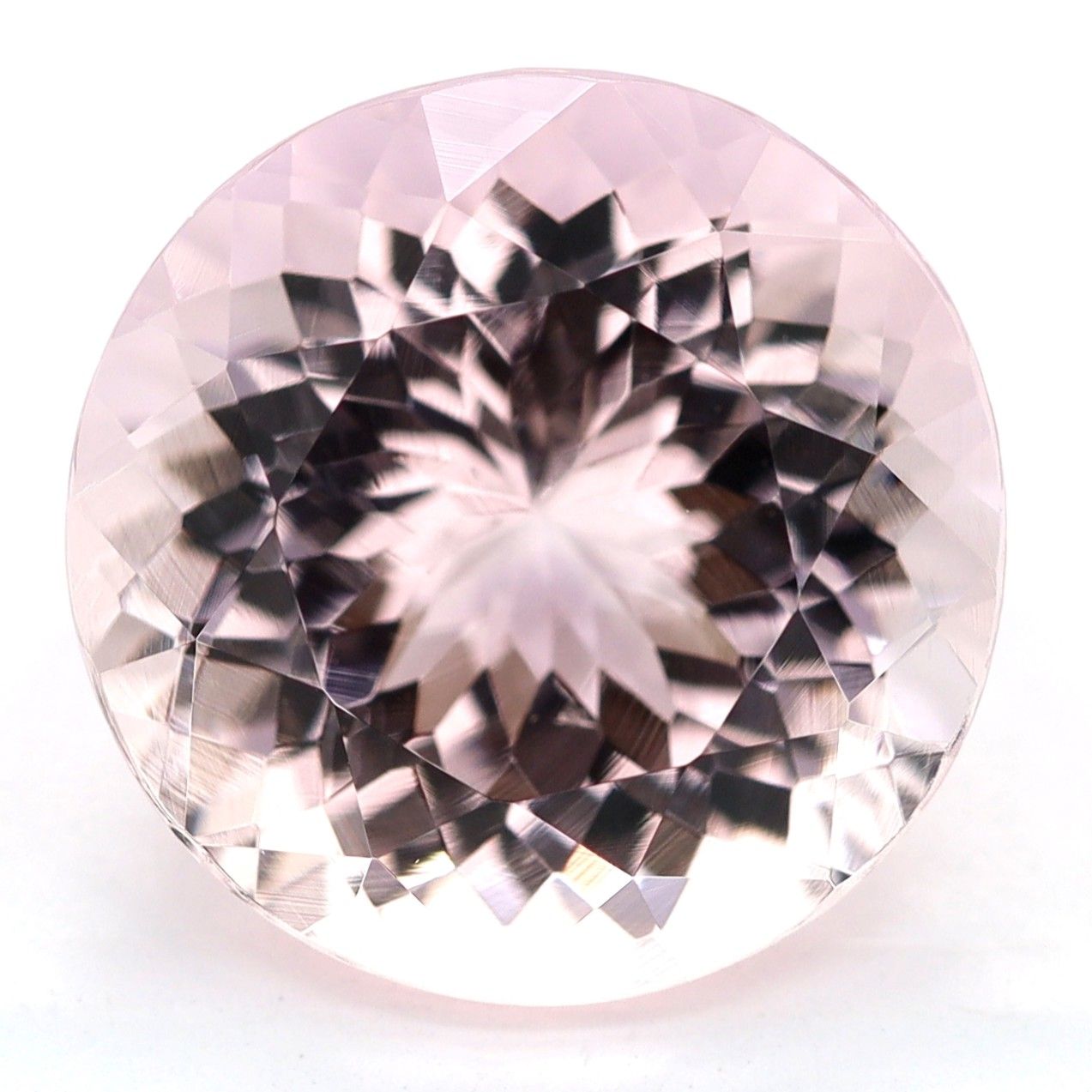 Morganit 4,48 ct, różowy, szlif okrągły