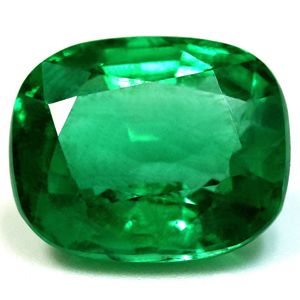 Szmaragd 8,23 ct, zielony, szlif cushion