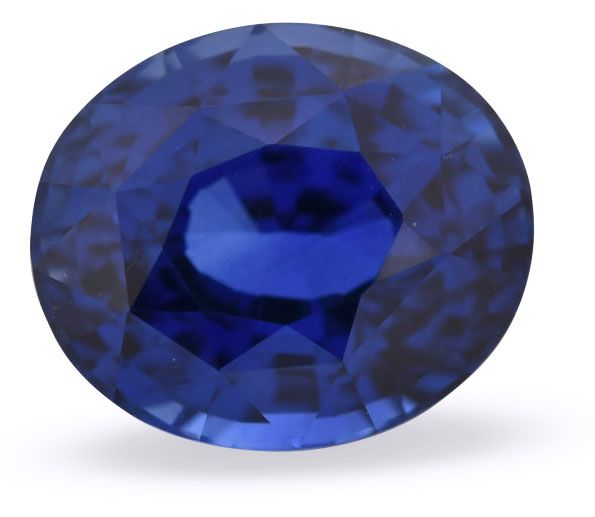 SAPPHIRE FACETED 6.5ct BLUE Blue EC SRILANKA HEATED