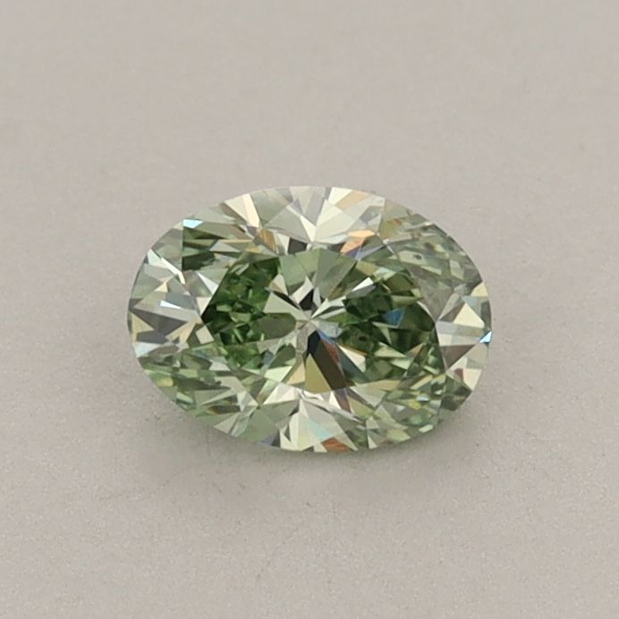 0.45 CT Fancy Vivid Green OVAL