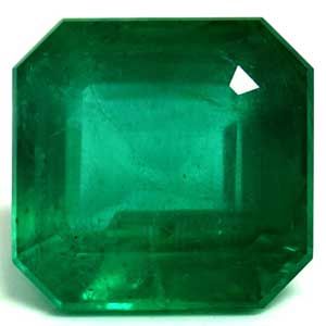 Szmaragd 3,08 ct, zielony, szlif szmaragdowy