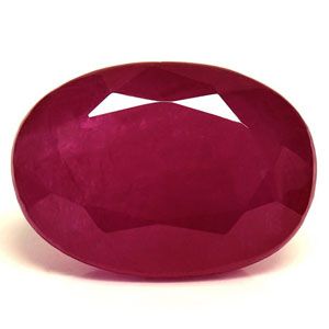 Rubin 1,91 ct, czerwony, szlif owalny