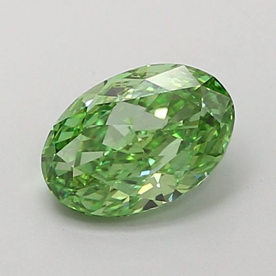 1.02 CT Fancy Vivid Green OVAL