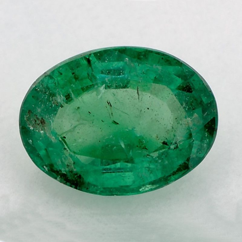 Szmaragd 2,90 ct, zielony, szlif owalny