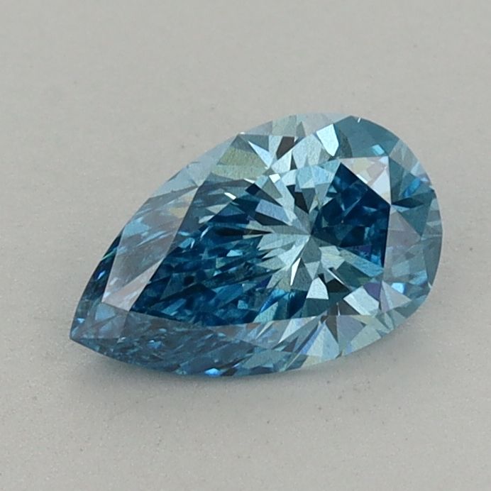 0.72 CT Fancy Vivid Blue PEAR