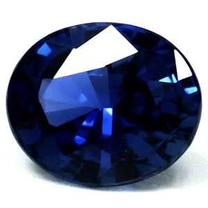 Szafir 1,14 ct, niebieski, szlif owalny