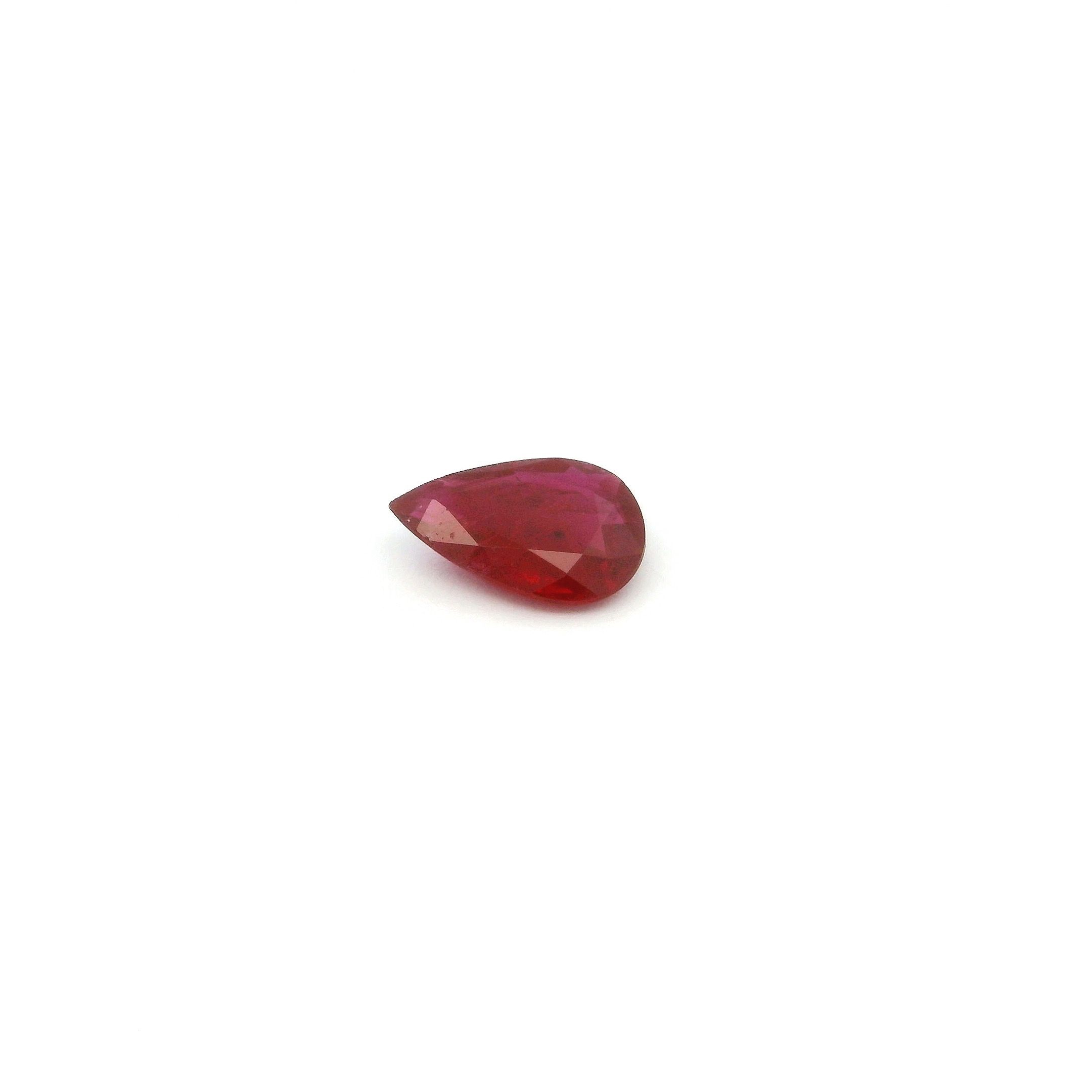 RUBY FACETED 0.36ct RED Intense SI MOZAMBIQUE HEATED