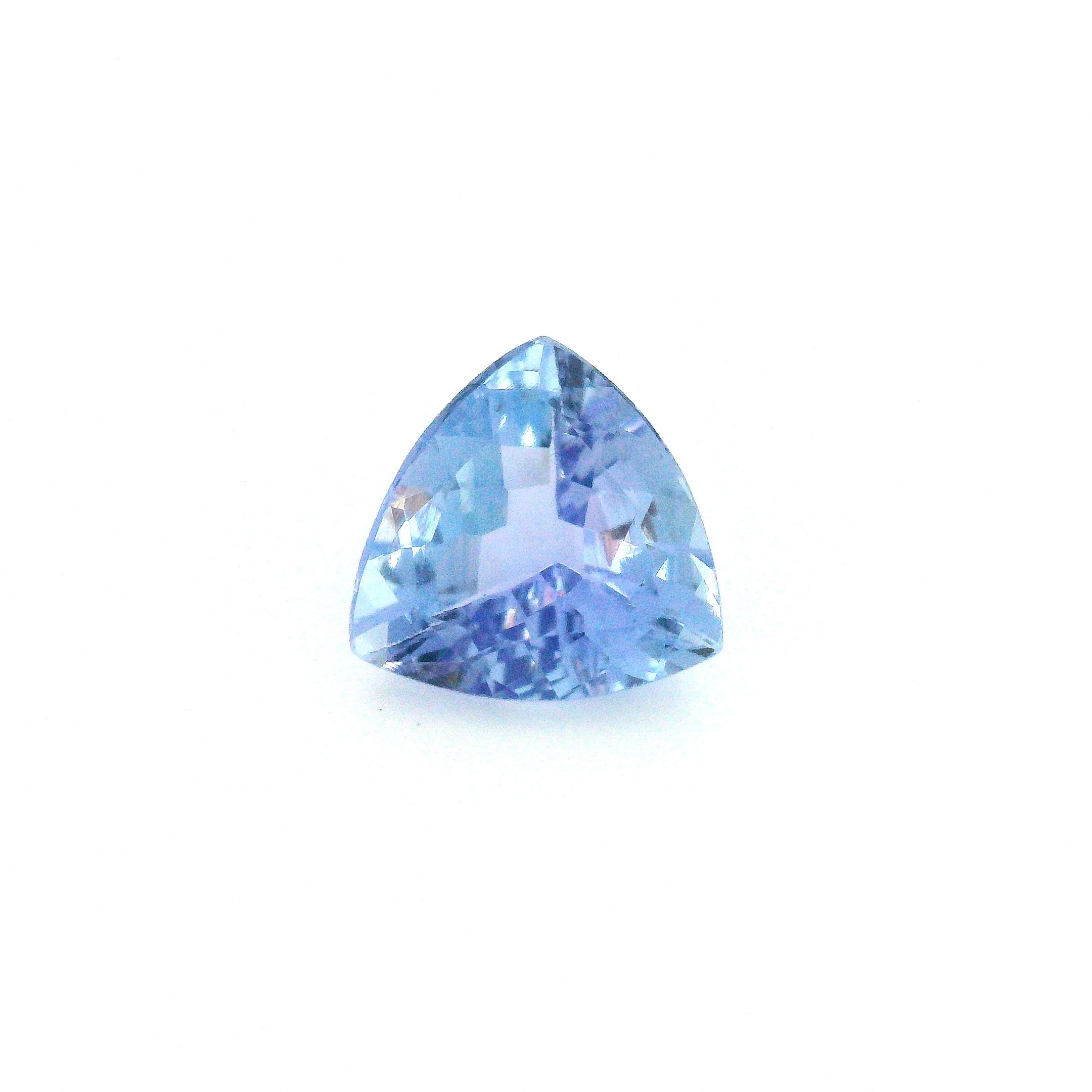 Tanzanit 1,88 ct, niebieski, szlif trójkątny