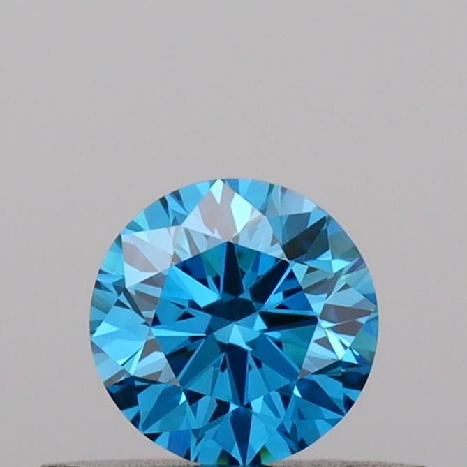 0.33-carat round diamond with null color, Ideal cut, and VS1 clarity.