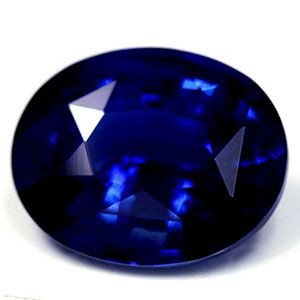 Szafir 12,38 ct, niebieski, szlif owalny