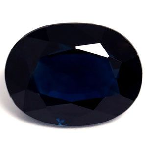 SAPPHIRE FACETED 1.67ct BLUE Deep Blue EC MADAGASCAR NONE