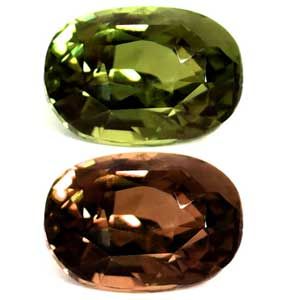 Aleksandryt 1,49 ct, zielony, szlif owalny